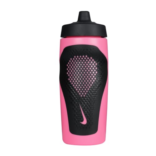 Image of Nike REFUEL BOTTLE GRIP 18 OZ - PINK GLOW /BLACK /WHITE, 532 ML