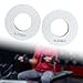 Menolana 2X Barbell Plates Strength Training Compact Micro Loading for Weight Lifting Small Change Plate Home Gym Workout, White 0.25kg