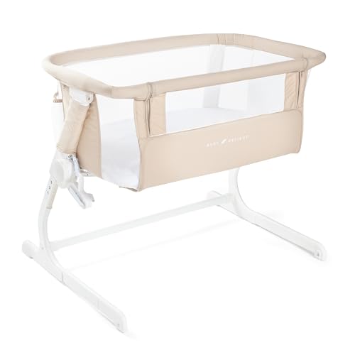 Baby Delight Beside Me™ Dreamer Bassinet, Organic Oat | 6-Position Height Adjustment,…