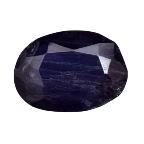 Iolite naturelle gemme ovale pour la fabrication de bijoux pendentif et collier DIY