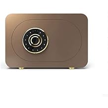 Electronic Password Safe Deposit Box,Hotel Office Cash Cabinet, Steel Waterproof Fireproof, Mechanical Password Anti-Theft,Black