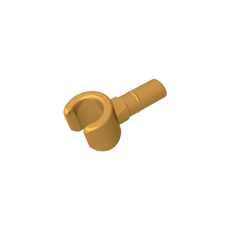 3820 ?? Minifig Hand 50 Pieces GDS-1425 Compatible with Lego Building Blocks Color:Pearl Gold โ image 1