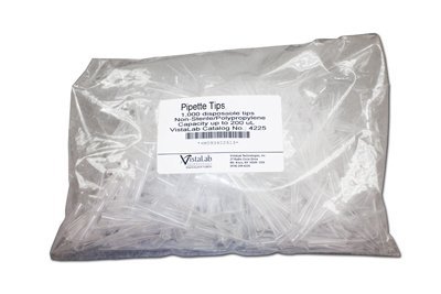 Vistalab Technologies 4058-3000 Ovation Pipettor Tips, 1400 uL (Pack of 1000)