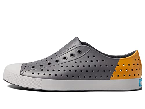Native Shoes Jefferson Block Dublin Grey/Mist Grey/Trip Block Men's 9, Women's 11 Medium #TOP4
