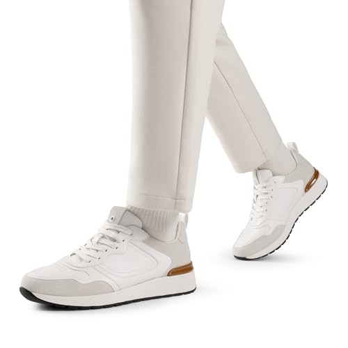 Bruno Marc Bruno Marc Mens Sneakers, Arch Support Fashion Sneakers for Men, Comfortable & Non Slip Casual Walking Shoes,Size 13,White,SBFS2413M