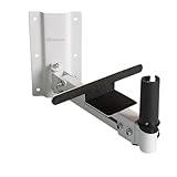 Gator Frameworks Adjustable Studio Speaker Wall Mount; Fits Both 38mm & 35mm Speaker Mounts; White (GFWSPKWM100W)