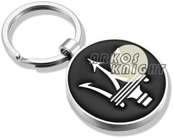 Creative Car Logo Keychain for Car 3D Chrome Metal Alloy Key Chain Gifts for Women and Men Keyring Universal Size