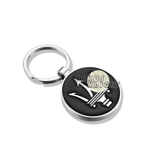 Creative Car Logo Keychain for Car 3D Chrome Metal Alloy Key Chain Gifts for Women and Men Keyring Universal Size