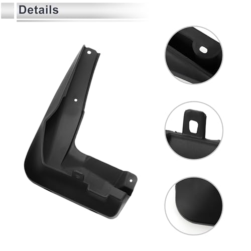 Image of X AUTOHAUX 1set Front and Rear Mud Flaps Splash Guards Mud Guards for BMW 3 Series E90 2005-2011 W /Mount Accessories