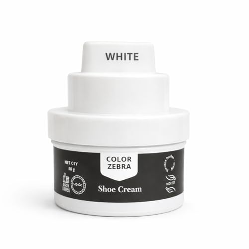 Image of Color Zebra Cream Shoe Polish (Pack 50 Grams) and Shoe Shiner| Carnauba Wax Shoe Polish Cream with Silicon Oil and Leather Conditioner