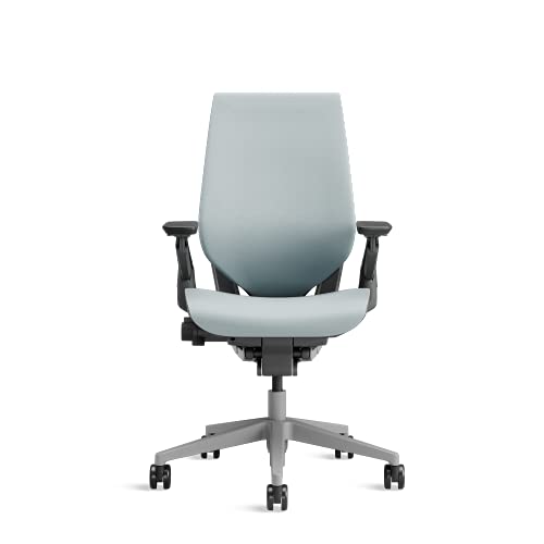 Image of Steelcase Gesture Ergonomic Office Chair with 360 Armrests and 3D Live Back Lumbar Support Storm Horizon 66 x 62.5 x 104 cm