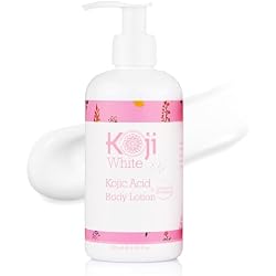 Koji White Kojic Acid & Collagen Body Lotion - Hydrated & Radiant Skin with Arbutin, Deep Moisturizing, Nourishing Care for Smooth & Healthy-Looking Skin – Vegan, 8.45 Fl Oz (1 Bottles)