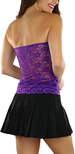 Image of ToBeInStyle Women's Cotton-Spandex Blend Stretchy Tube Top
