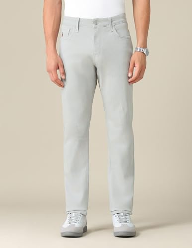 Image of U.S. Polo ASSN. Denim Jeans for Men - Slim Tapered Fit, Mens Jeans for Office & Regular Wear