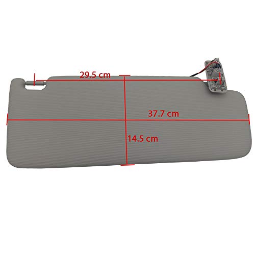 Pare-soleil gauche gris pour VW Golf 7 et Passat B8