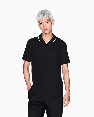 Polo masculino Armani Exchange Johnny Collar de piqué miniatura 4
