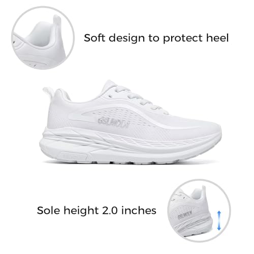 GSLMOLN Women's Non-Slip Lightweight Walking Shoes Breathable Mesh Tennis Gym Sneakers2