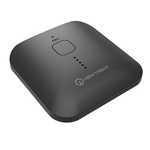 NewTrent Bluetooth Receiver V4.1 Wireless Audio Adapter with Hands-Free Calling and Stereo Jack for Home and Car Audio System