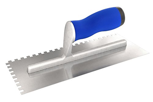 Bon 14-309 11/4-1/2-inch Square Notched Trowel with Comfort Grip Handle