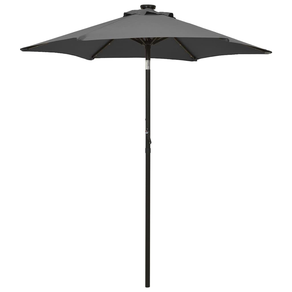 vidaXL Outdoor Parasol with LED Lights 78.7