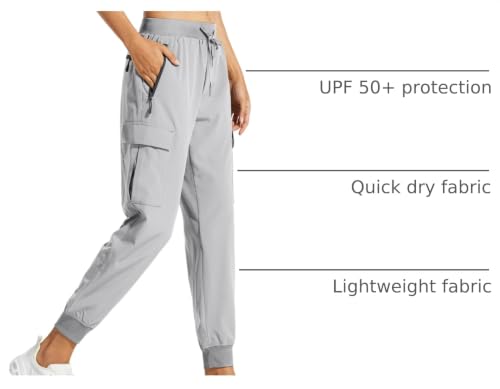Image of Libin Women's Hiking Cargo Pants Quick Dry Joggers Petitle /Regular /Tall
