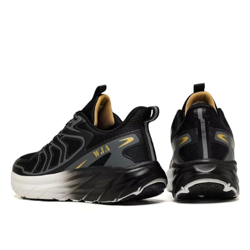 Image of WJA Men's Road-Running-Shoes Walking Fashion Athletic Sneakers Comfort Lightweight Working Gym Mesh Shoes.