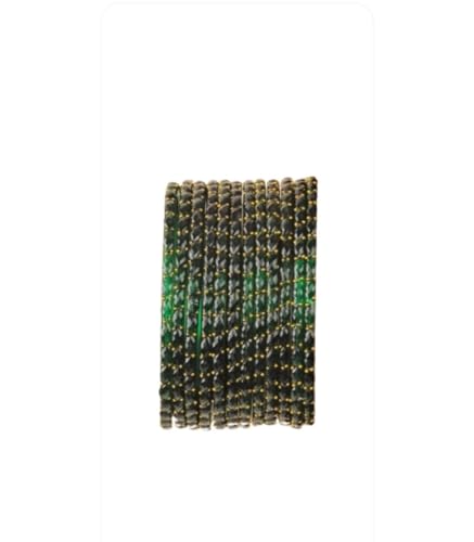 Rain Drop Glass Bangles Set For Women And Girls Pack of 12(Size 2.10 And 2.12 Avaiables)