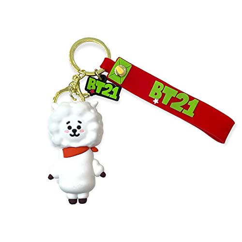 Image of AUGEN BT21 2 Action Figure Keychain Limited Edition for Car, Decoration, Cake, Office Desk & Study Table (Pack of 1)