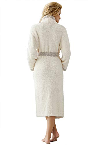 7 VEILS Roupão de banho masculino e feminino de malha de microfibra ultra aconchegante super macio r