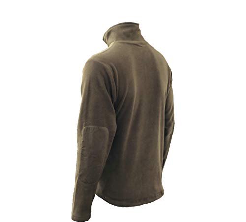 OUTLET MILITARY Maglia in Pile Mezza Zip Verde