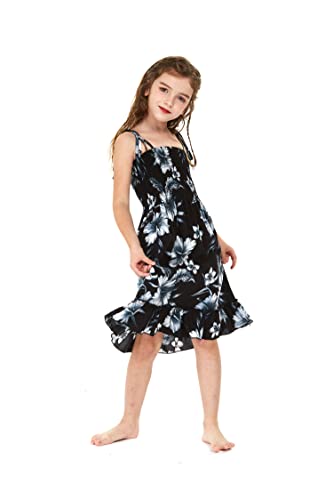 Image of Hawaii Hangover Family Matching Hawaiian Clothes, Midnight Bloom | Family matching Hawaiian outfits, Midnight Bloom, lightweight rayon, machine washable, tropical floral print, luaus, cruises