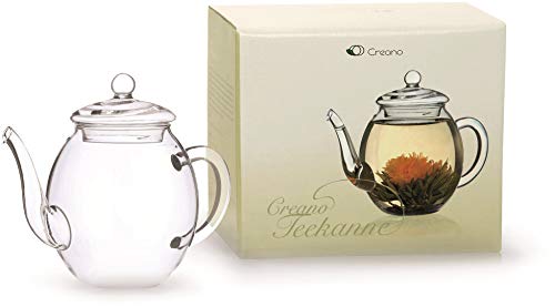 Tetera de Vidrio Creano con Tapa para 500 ml para Té en Flor y Té Suelto así como Bolsitas de Té - 0,5L - Imagen 8