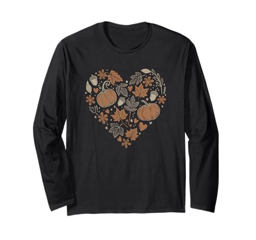 Fall Pumpkin Fall Leaves Acorns Hearts Rustic Fall Autumn ����T�V���c