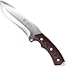 Messe mit günstig Kaufen-IFIELD - Überlebensmesser Jagdmesser Gürtelmesser Outdoor Camping Messer mit rotem Micarta-Griff und 440C Klingenstahl, 58/60 HRC