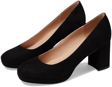 Bandolino Women's Cooler Pump, Black Suede 001, 8 | Image 3
