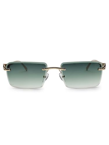 Image of HASHTAG EYEWEAR Men's Stylish Fashion Sunglasses | UV400 Protection | Branded Metal Frame | Trendy Eyewear for Men | Summer, Outdoor, Driving, and Beach Use | Lightweight and Comfortable