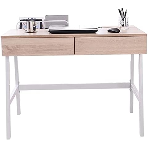 SixBros. Mesa de Ordenador Roble CT-3534A/2186 Cover