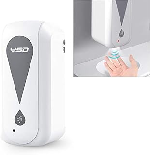 KONGXICARE Aerosol Sensor 1200ML sin Contacto infrarrojo automático dispensador de esterilización (Rosa) (Color : Blanco)