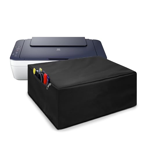 Image of Alifiya Dust Proof Washable Printer Cover for Pixma E477 / E470 / MG2577 / MG3077s / MG3070s All-in-One Wi-Fi Inkjet Printer - Black