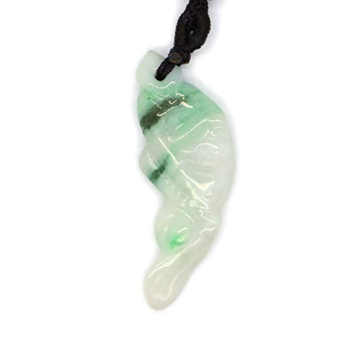 Pendentif en jadéite type A poisson pour sublimer votre style quotidien