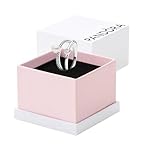 PANDORA Timeless Treated Freshwater Cultured Pearls & Pavé Open Ring - Ring with Cubic Zirconia - Jewelry for Women - Includes Gift Box - 7