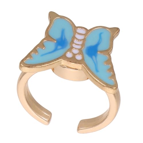 HEALSOPTHY Drehbarer Zappelring mit Schmetterling-Design