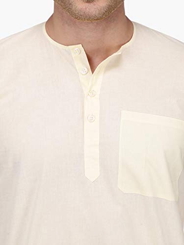 Image of Rajubhai Hargovindas Mens Casual Cotton Straight Kurta