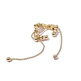 Golden Ear Cuffs Tassel Chain Non Piercing Ear Clip Women Girls