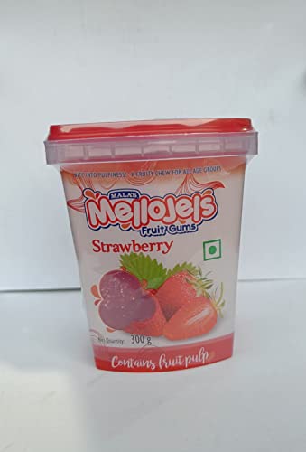 Image of MALA's MELLOJELS STRAWBERRY 300GM TUB (Pack of 3)