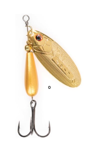 Cuillère à pêche Evia Popper 15 n3 leurre or carnassier - 3