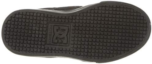 DC Unisex-Child Pure Elastic Skate Shoe, Black, 2.5 M US Little Kid | Image 3