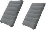 Inflatable Pillow, Ultralight Inflating Travel Pillows for Travel or Camping, Hikenture Camping Pillow for Neck & Lumbar Support Grey, 2 Pcs