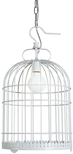 Plafonnier cage à oiseaux fer forgé luminaire rétro industriel vintage