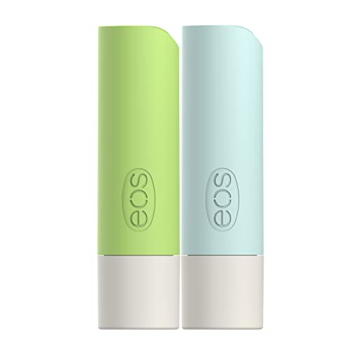 Eos Flavorlab Lip Balm, Rainbow Sherbet & Vanilla Twist, Long-Lasting Hydration, Lip Care For Dry Lips, 0.14 Oz, 2 Pack #TOP1